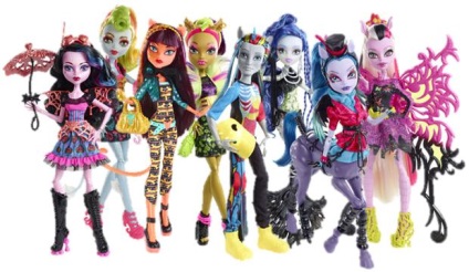 Kozmetikai monster high - a tökéletes ajándék a modern lányok (lányok) Kozmetikai monster high - a tökéletes ajándék a modern lány