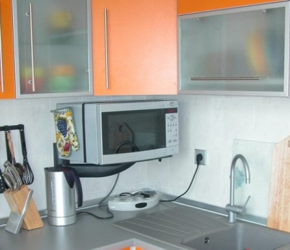 Hová tegye a mikrohullámú sütőt a konyhában szállás lehetőségeket