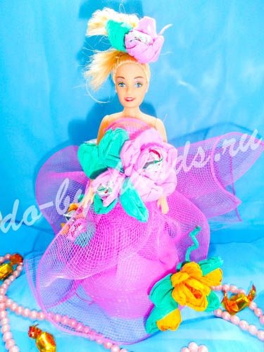 Лялька з цукерок своїми руками - майстер клас з фото