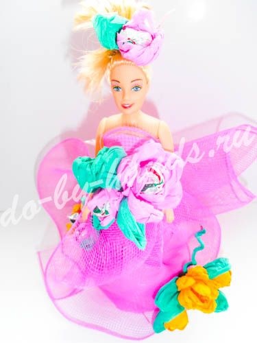 Лялька з цукерок своїми руками - майстер клас з фото