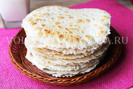 Pita egy serpenyőben recept fotó, magic (pan) Pita egy serpenyőben recept fotó, magic