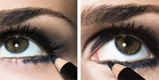 Smink téli 2009-2010 füstös szemek - divat esti make-up a titokzatos szem