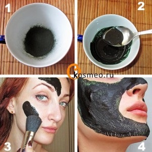 Mask of spirulina egy fotó arc teszt - Női blog egészség és szépség