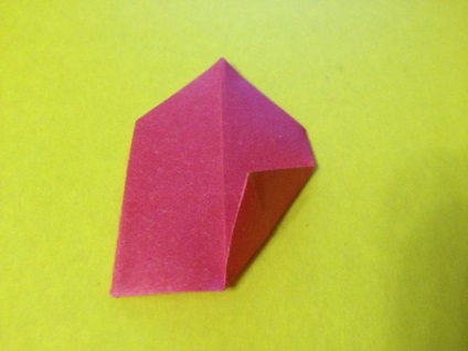 Master-osztály így kártyákat a origami technikával „skarlát virág szeretett anya”