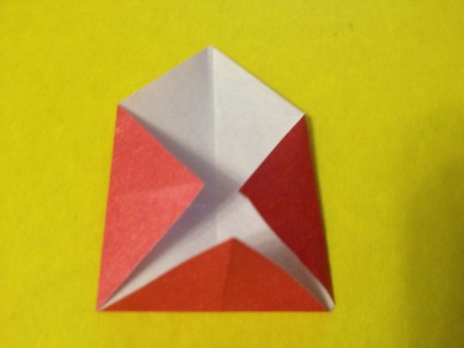 Master-osztály így kártyákat a origami technikával „skarlát virág szeretett anya”