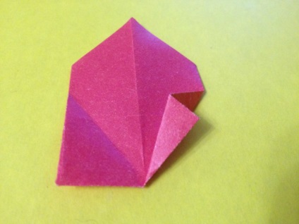 Master-osztály így kártyákat a origami technikával „skarlát virág szeretett anya”