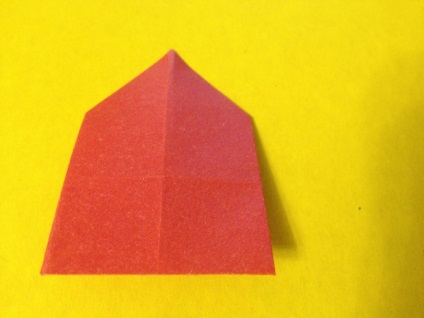 Master-osztály így kártyákat a origami technikával „skarlát virág szeretett anya”