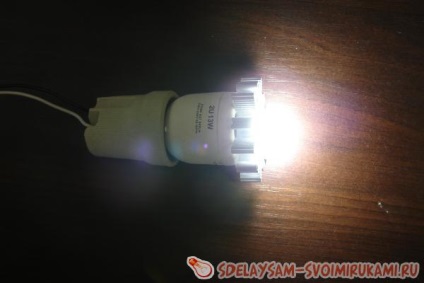 Korszerűsítése az energiatakarékos lámpa LED №1, mesterkurzus saját kezűleg (master class) Korszerűsítése az energiatakarékos lámpa LED №1, mesterkurzus saját kezűleg