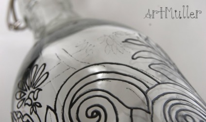 Számos módja át a mintát az üvegre, artmuller (ábra) Többféle módon átadó a minta az üvegre, artmuller