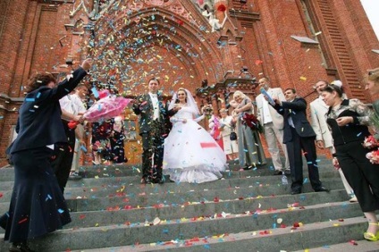 Esküvő az ortodox és a katolikus egyház fotók és videók