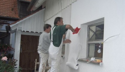 Díszítő tapéta ház homlokzata - az eredetiség és praktikum