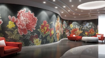 Dekorációs ötletek mozaik dekoráció a lakásban