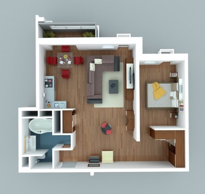 Átalakításáról egy hálószobás apartman a szabályok és lehetőségek