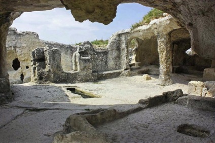 Cave város Eski-Kermen történelem, fotók, térkép