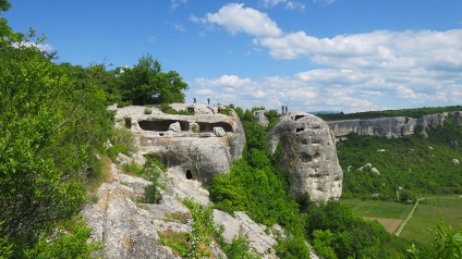 Cave város Eski-Kermen Krímben fotók, hogyan lehet eljutni, mit kell látni