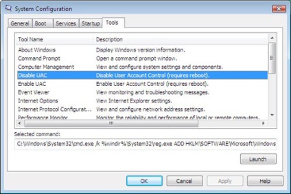 Munka User Account Control (UAC) a Windows Vista - szoftverek (rekord) Munka User Account Control (UAC) a Windows Vista - szoftverek