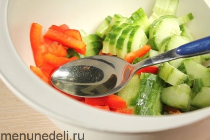 Recept saláta uborka paprika az óvodában