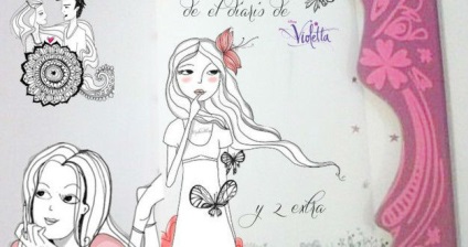Rajzok, minták, motívum Violet naplója a show (fotók)