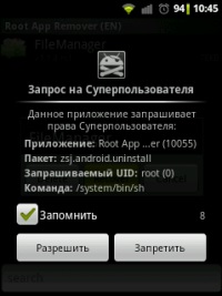 Root app eltávolító - eltávolítani a szabványos alkalmazások android