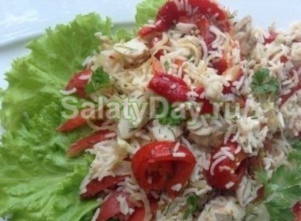 Saláta konzerv makrélacsuka - ízletes és olcsó recept fotókkal és videó