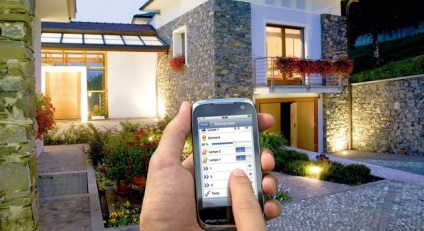 intelligens otthon automatizálási rendszer háztartási feladatok egy modern ház, álom ház