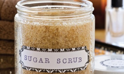 Scrub cukor arc otthon előnyeit, receptek