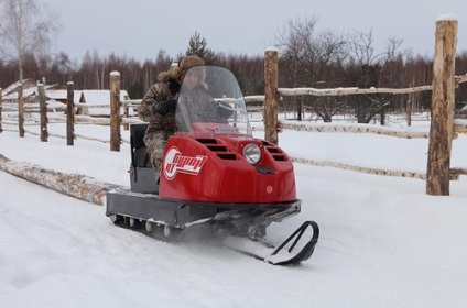 Motorosszán vihar ae elektromos indítás, és a leírás a műszaki jellemzők szánok vihar Sat-640a