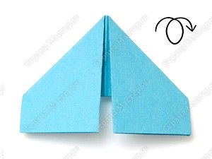 Gyűjtse szép origami hattyú kettős