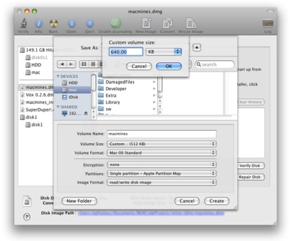 Hozzon létre egy dmg-installer a Mac OS X, heximal blog