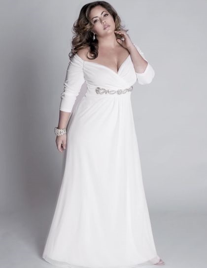 Stílusos modell esküvői ruhák túlsúlyos nők 2014 - Hogyan válasszunk