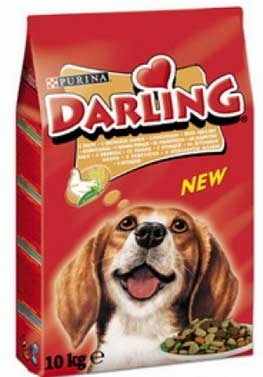 Száraz eledel kutyáknak Darling (drágám), konzerv