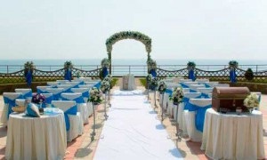 Esküvő a tengeri stílusú dekoráció, forgatókönyv, a hely, fotók a tengeri esküvő