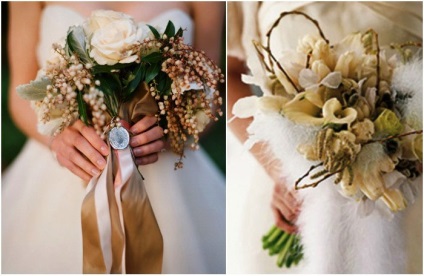 Esküvői arany színű - tervezési ötletek, a kép a menyasszony és a vőlegény, fotó