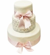 Esküvői torták dekorációk - Cake egy íj, rendelni Moszkvában, alacsony áron!
