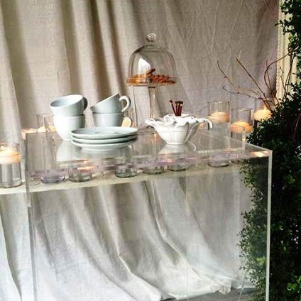 Esküvői oltár és egyéb akril díszítések esküvők, esküvői dekoráció akril termékek