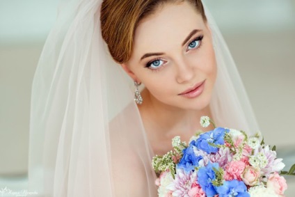 Esküvői smink a menyasszony divatirányzatok fotókkal