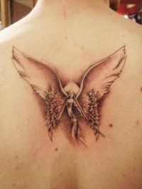 Angel tetoválás vagyis a szimbolizmus, a lehetőségek a fotó