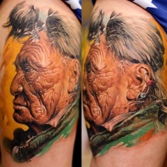 Tetoválás a stílus realizmus, tetoválás minták és képek