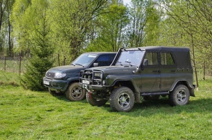 Beépítés és csatlakozás pipa Hunter UAZ 31519, UAZ Hunter motor 31519