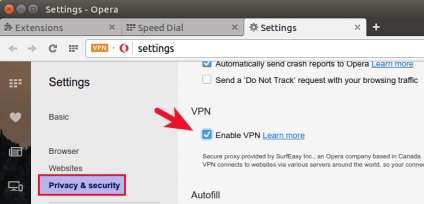 Beállítása opera ubuntu leggyorsabban (ubuntu) Beállítása opera ubuntu leggyorsabban