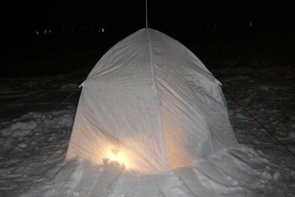 Téliesített sátrak téli horgászat és a meleg tél meg a kezét, video oktatás