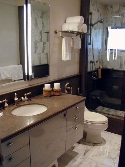 Törülközőtartó a fürdőszobában fal építése és más típusú tartók, videók, fotók