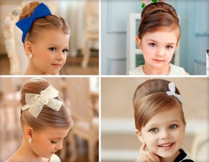 Válassz egy szép frizura a lányok bál az óvodában és az iskolában - fotó ötletek