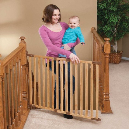 biztonsági kapu a gyermekek számára a lépcsőn IKEA védelem baby kerítés, kapu és