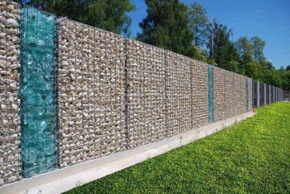 Gabion kerítés kezük lépésről lépésre