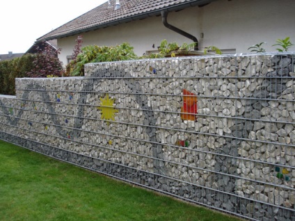 Gabion kerítés kezük lépésről lépésre