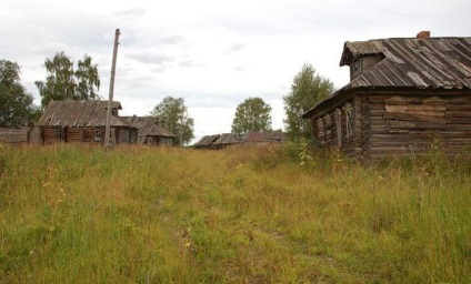 Elhagyott falu Moszkva közelében