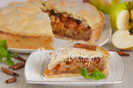 Amerikai almás pite (American almás pite) - recept fotókkal