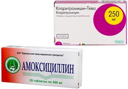 Antibiotikumok a gyomorhurut bármilyen módon és bármilyen használata