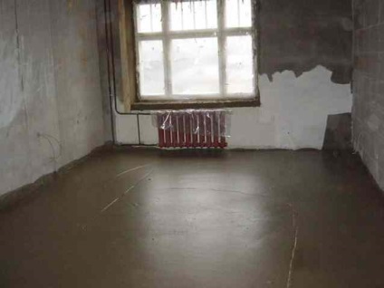 Beton esztrich padló kezük (saját) Beton esztrich padló kezük